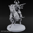 Lance Levelling Human Mounted Lord Miniature for Dungeons and Dragons, Pathfinder or other TTRPGs