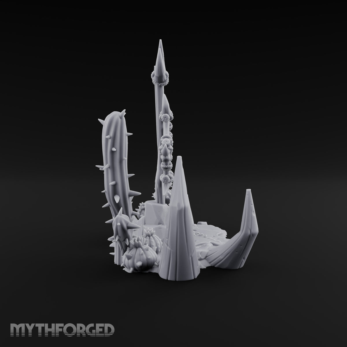 Where the Badlands Grow Teeth Horned Badlands Terrain Piece C