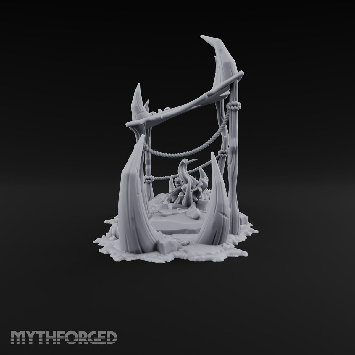 Where the Badlands Grow Teeth Horned Badlands Terrain Piece D
