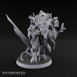Lantern And Blade Clutching Demon Scripture Guardian