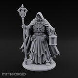 Lantern Bearing Skeleton Mask Priest Miniature for Dungeons and Dragons, Pathfinder or other TTRPGs