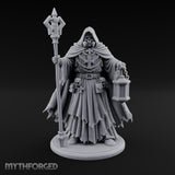 Lantern Bearing Skeleton Mask Priest Miniature for Dungeons and Dragons, Pathfinder or other TTRPGs