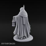 Lantern Bearing Skeleton Mask Priest Miniature for Dungeons and Dragons, Pathfinder or other TTRPGs