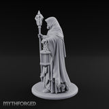 Lantern Bearing Skeleton Mask Priest Miniature for Dungeons and Dragons, Pathfinder or other TTRPGs