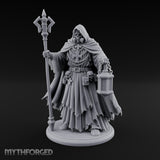 Lantern Bearing Skeleton Mask Priest Miniature for Dungeons and Dragons, Pathfinder or other TTRPGs