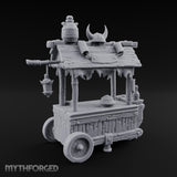 Lantern-Hung Helmet-Topped Goblin Market Cart gallery 1