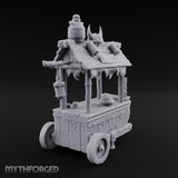 Lantern-Hung Helmet-Topped Goblin Market Cart gallery 2