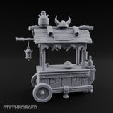 Lantern-Hung Helmet-Topped Goblin Market Cart gallery 9
