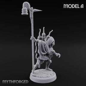 Lantern Pole Carrying Goblin Scout A Miniature for Dungeons and Dragons, Pathfinder or other TTRPGs