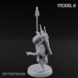Lantern Pole Carrying Goblin Scout A Miniature for Dungeons and Dragons, Pathfinder or other TTRPGs