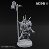 Lantern Pole Carrying Goblin Scout A Miniature for Dungeons and Dragons, Pathfinder or other TTRPGs