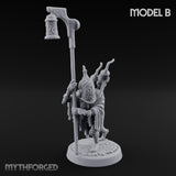 Lantern Pole Carrying Goblin Scout B Miniature for Dungeons and Dragons, Pathfinder or other TTRPGs