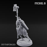 Lantern Pole Carrying Goblin Scout B Miniature for Dungeons and Dragons, Pathfinder or other TTRPGs