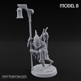 Lantern Pole Carrying Goblin Scout B Miniature for Dungeons and Dragons, Pathfinder or other TTRPGs
