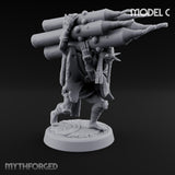 Lantern Pole Carrying Goblin Scout C Miniature for Dungeons and Dragons, Pathfinder or other TTRPGs