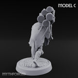 Lantern Pole Carrying Goblin Scout C Miniature for Dungeons and Dragons, Pathfinder or other TTRPGs