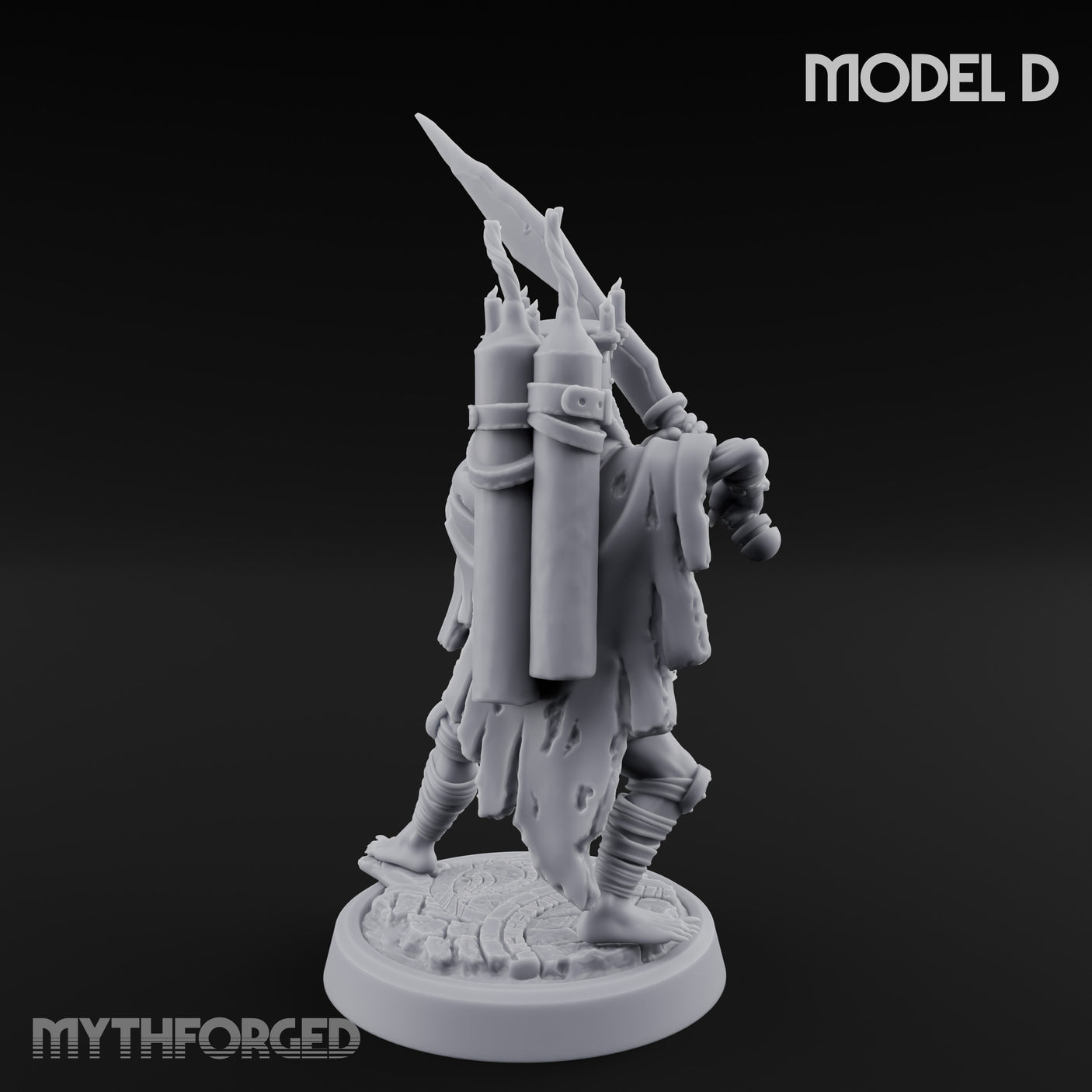 Lantern Pole Carrying Goblin Scout D Miniature for Dungeons and Dragons, Pathfinder or other TTRPGs