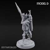 Lantern Pole Carrying Goblin Scout D Miniature for Dungeons and Dragons, Pathfinder or other TTRPGs
