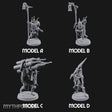 Lantern Pole Carrying Goblin Scouts Miniature for Dungeons and Dragons, Pathfinder or other TTRPGs
