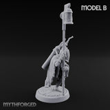 Lantern Pole Carrying Goblin Scouts Miniature for Dungeons and Dragons, Pathfinder or other TTRPGs