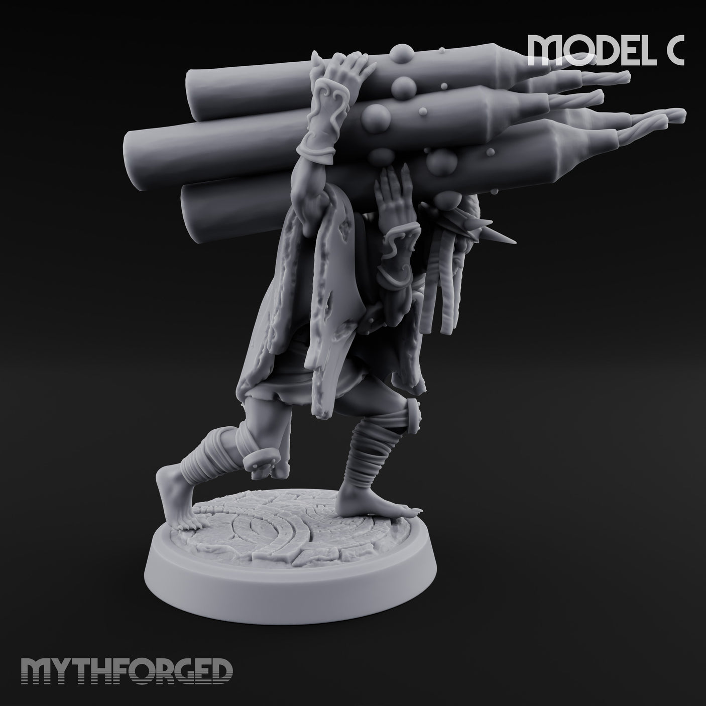 Lantern Pole Carrying Goblin Scouts Miniature for Dungeons and Dragons, Pathfinder or other TTRPGs