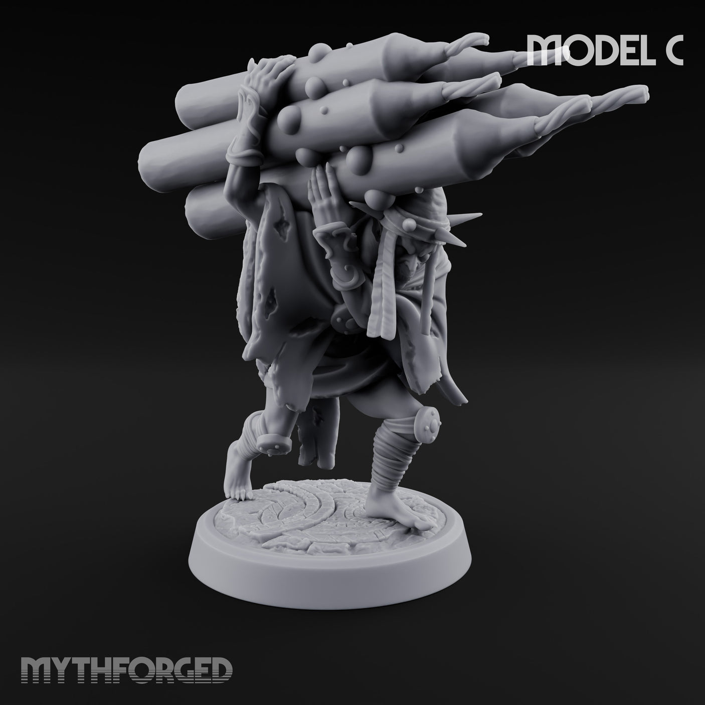 Lantern Pole Carrying Goblin Scouts Miniature for Dungeons and Dragons, Pathfinder or other TTRPGs