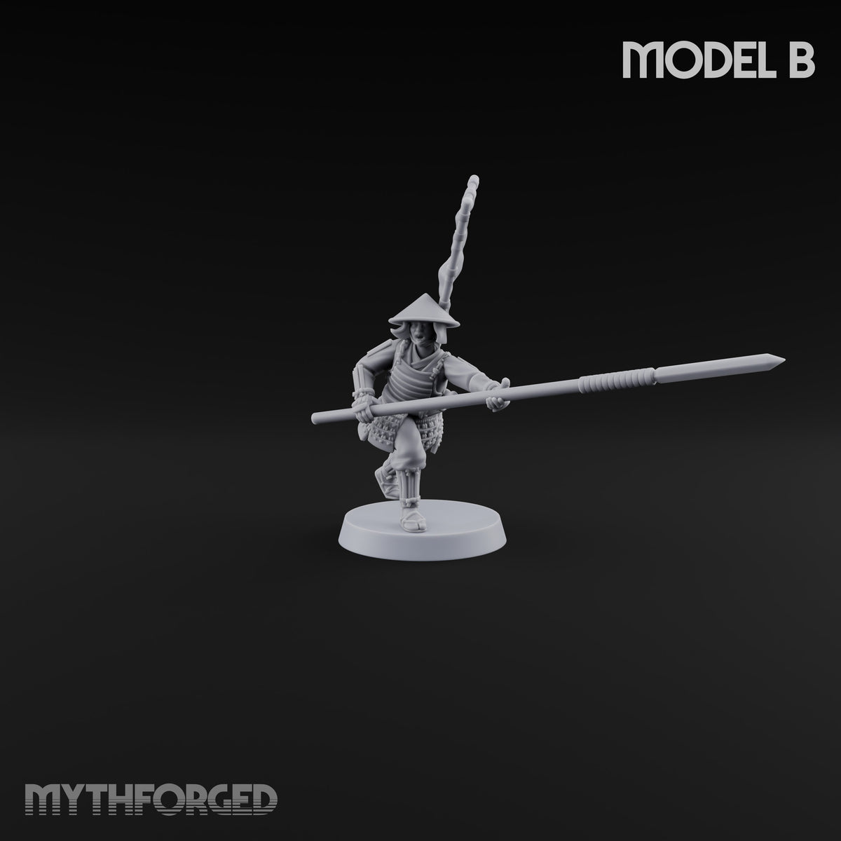 Levelled Spears Human Ashigaru B