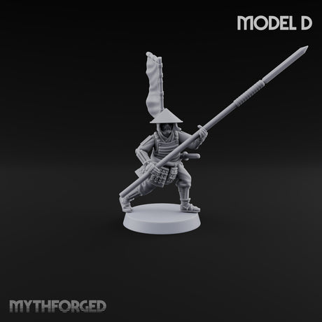 Levelled Spears Human Ashigaru — D