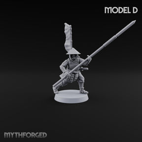 Levelled Spears Human Ashigaru D