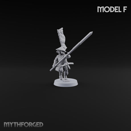 Levelled Spears Human Ashigaru — F