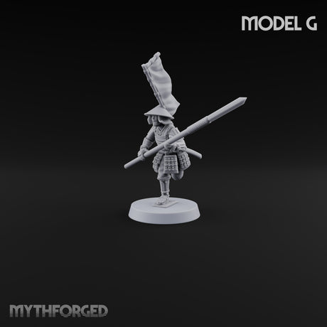Levelled Spears Human Ashigaru — G