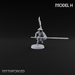 Levelled Spears Human Ashigaru H