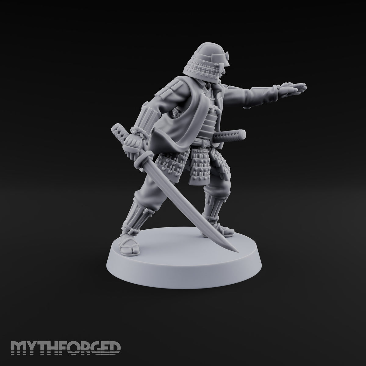 Lets Go Human Ashigaru Command Figure A