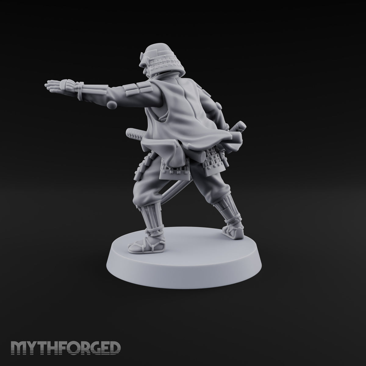 Lets Go Human Ashigaru Command Figure A