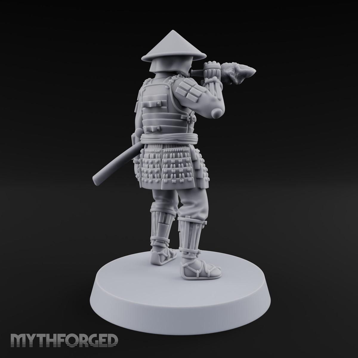 Lets Go Human Ashigaru Command Figure C