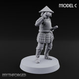 Lets Go Human Ashigaru Command Figure C