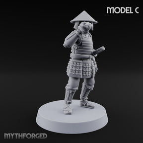 Lets Go Human Ashigaru Command Figure C