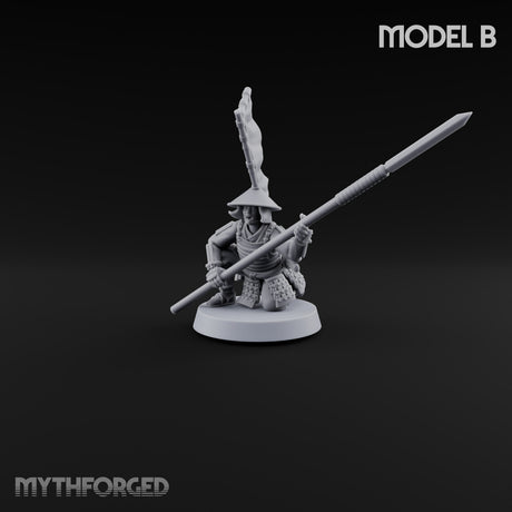 Holding the Line Human Ashigaru Spearmen — B