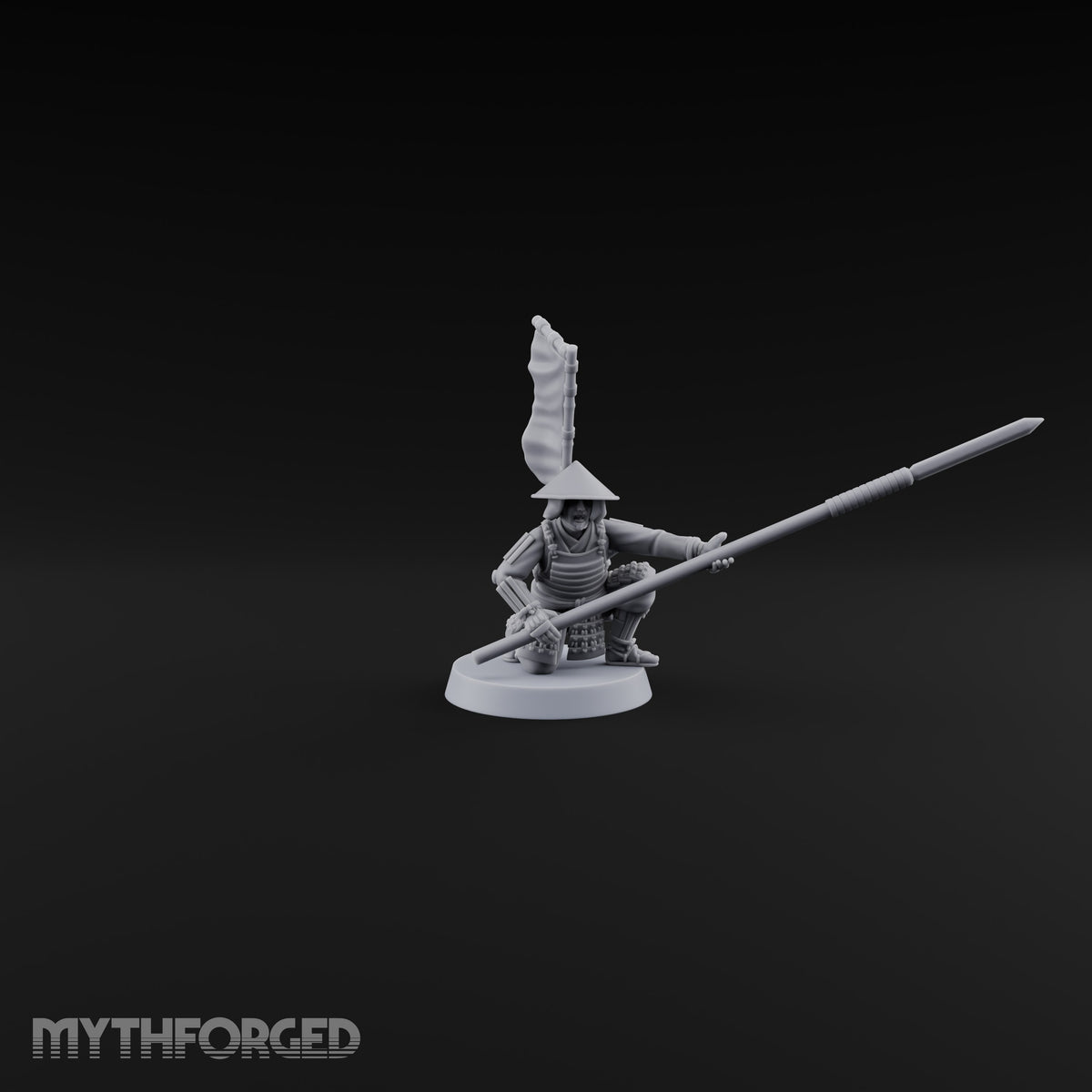 Holding the Line Human Ashigaru Spearmen — C