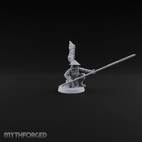 Holding the Line Human Ashigaru Spearmen — C