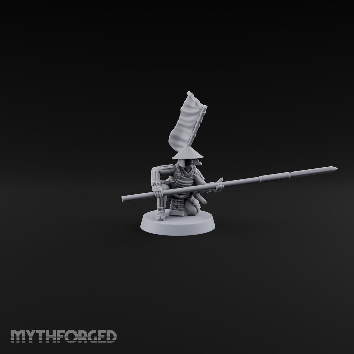 Holding the Line Human Ashigaru Spearmen — D