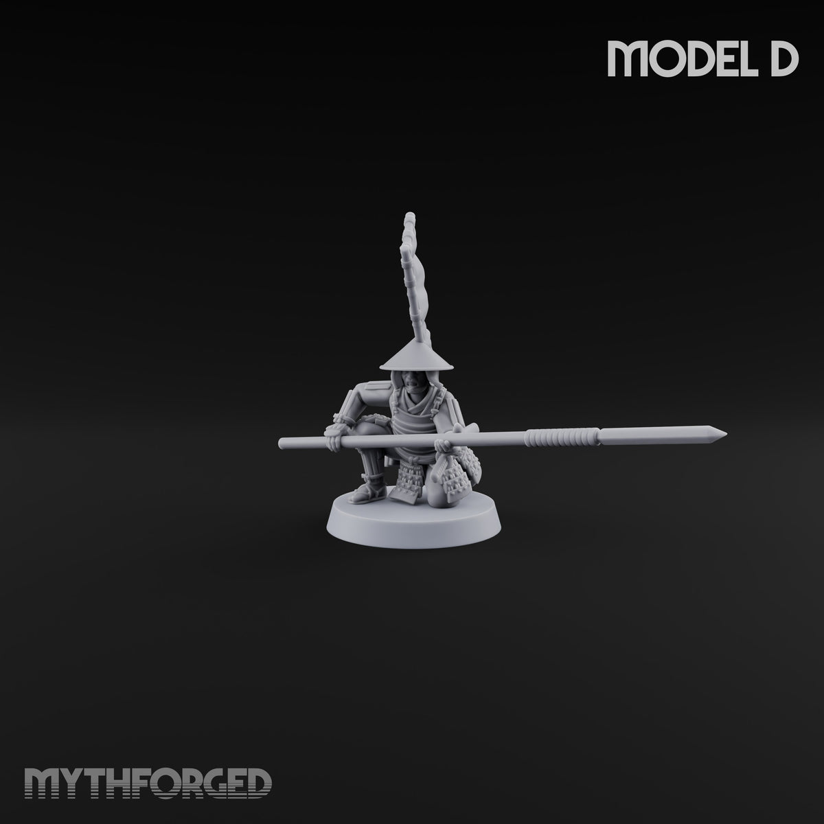 Holding the Line Human Ashigaru Spearmen — D