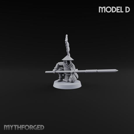 Holding the Line Human Ashigaru Spearmen — D