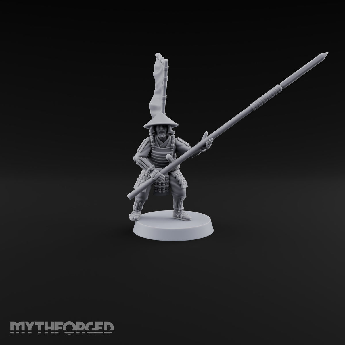 Holding the Line Human Ashigaru Spearmen — G