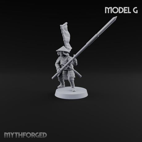 Holding the Line Human Ashigaru Spearmen — G