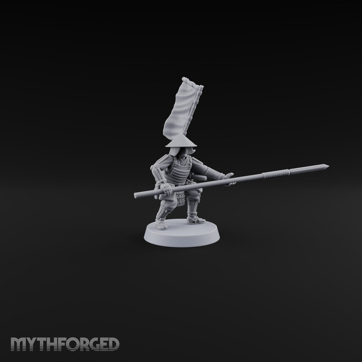 Holding the Line Human Ashigaru Spearmen — H