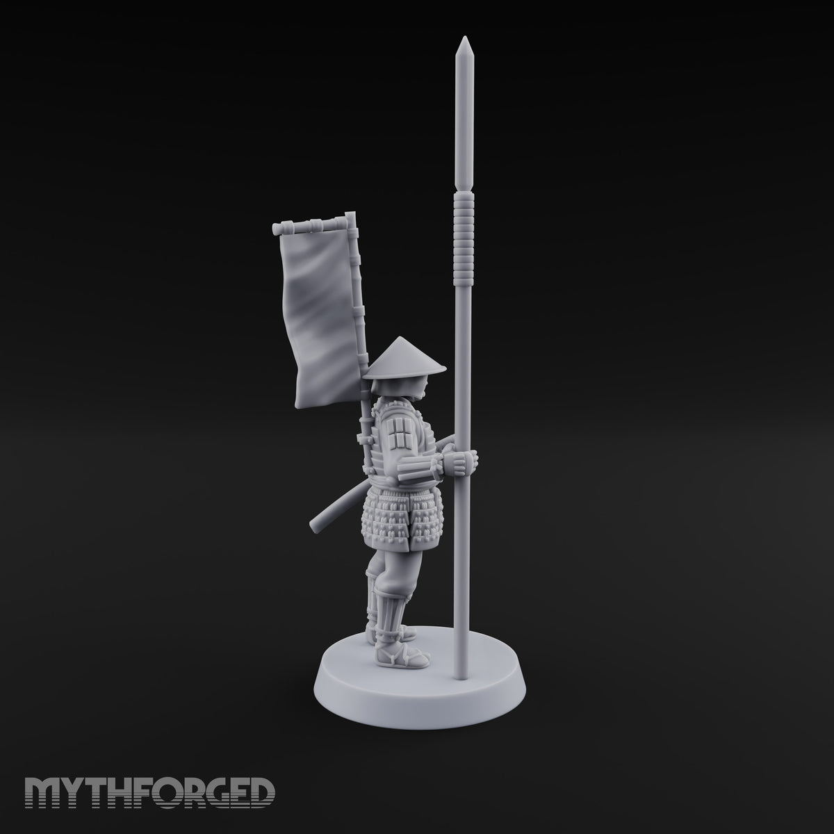 Standing Ready Human Ashigaru A