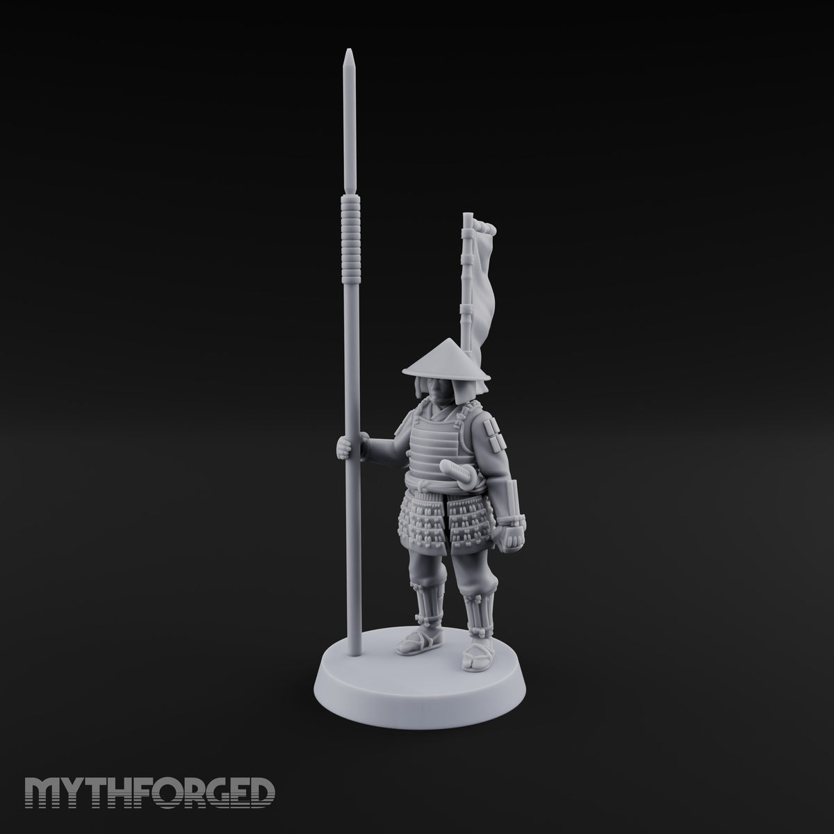 Standing Ready Human Ashigaru A
