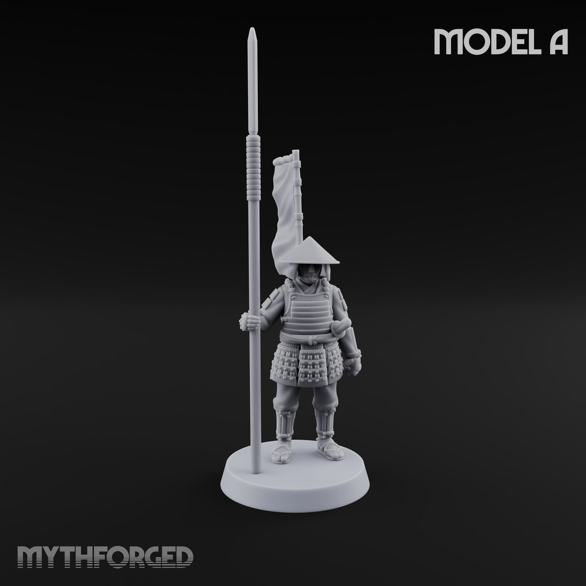 Standing Ready Human Ashigaru — A