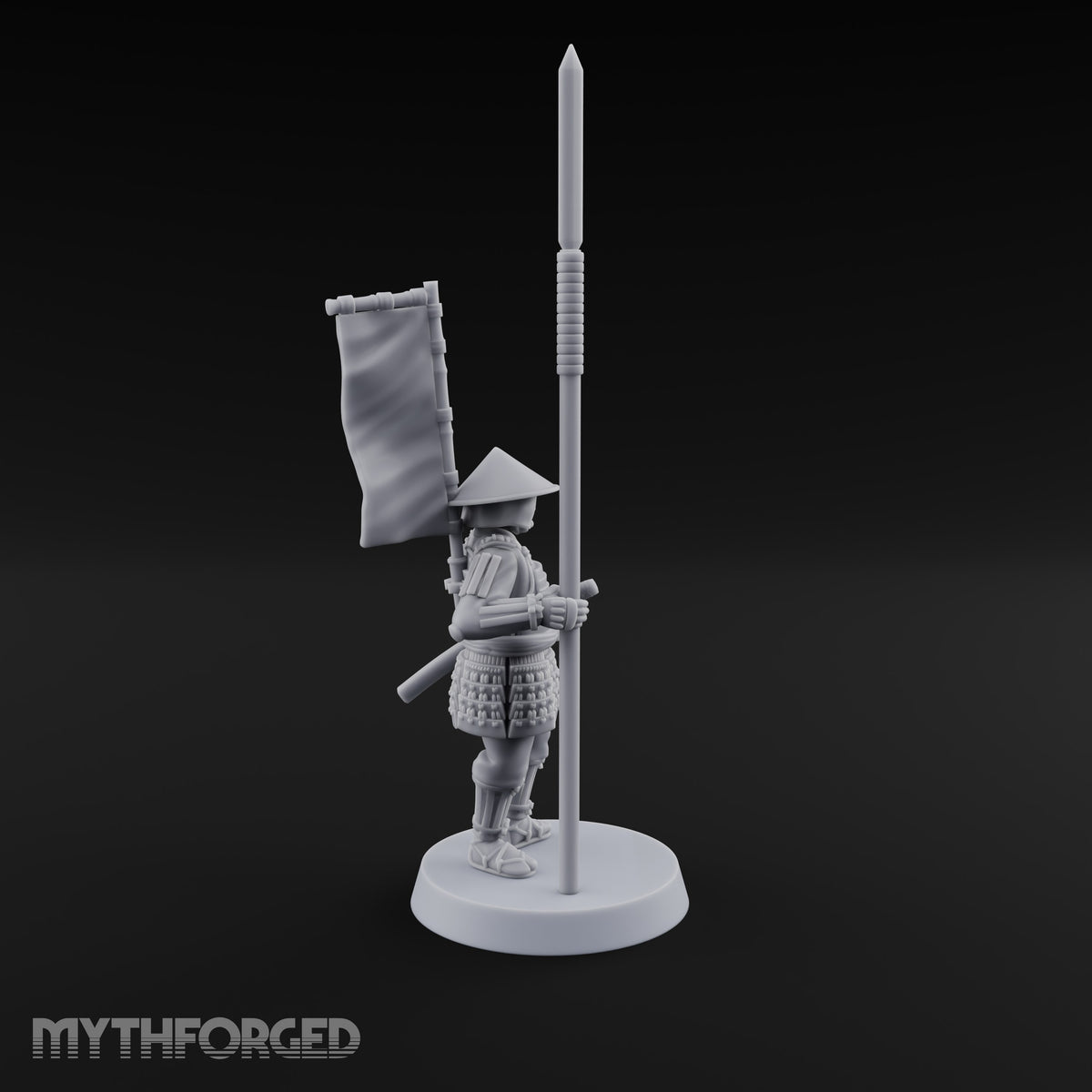 Standing Ready Human Ashigaru — B